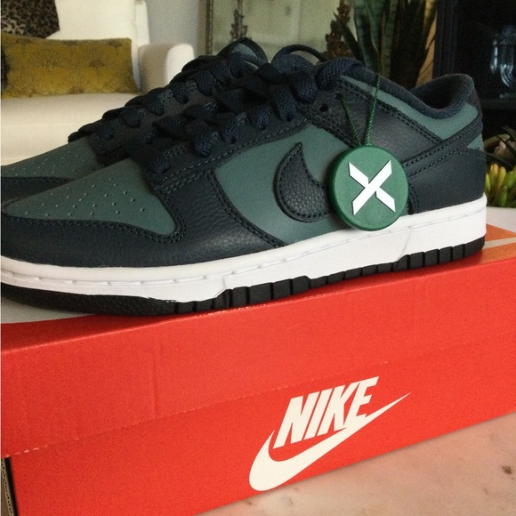 NWB Nike Dunk Low Retro PRM Mineral Slate Navy (Mens Size 6) - Picture 4 of 8